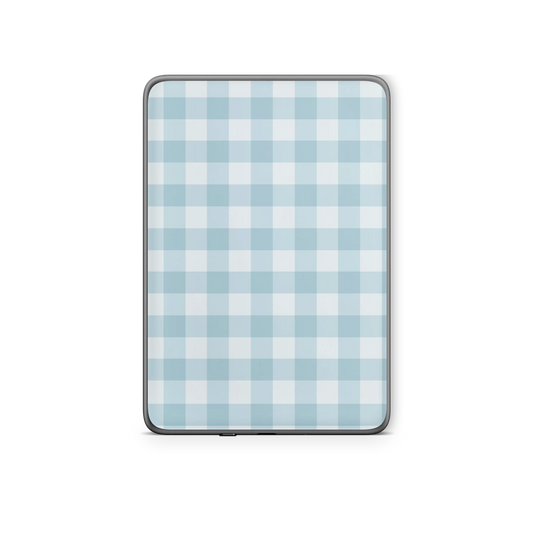 Blue Gingham Kindle 6-inch Skin
