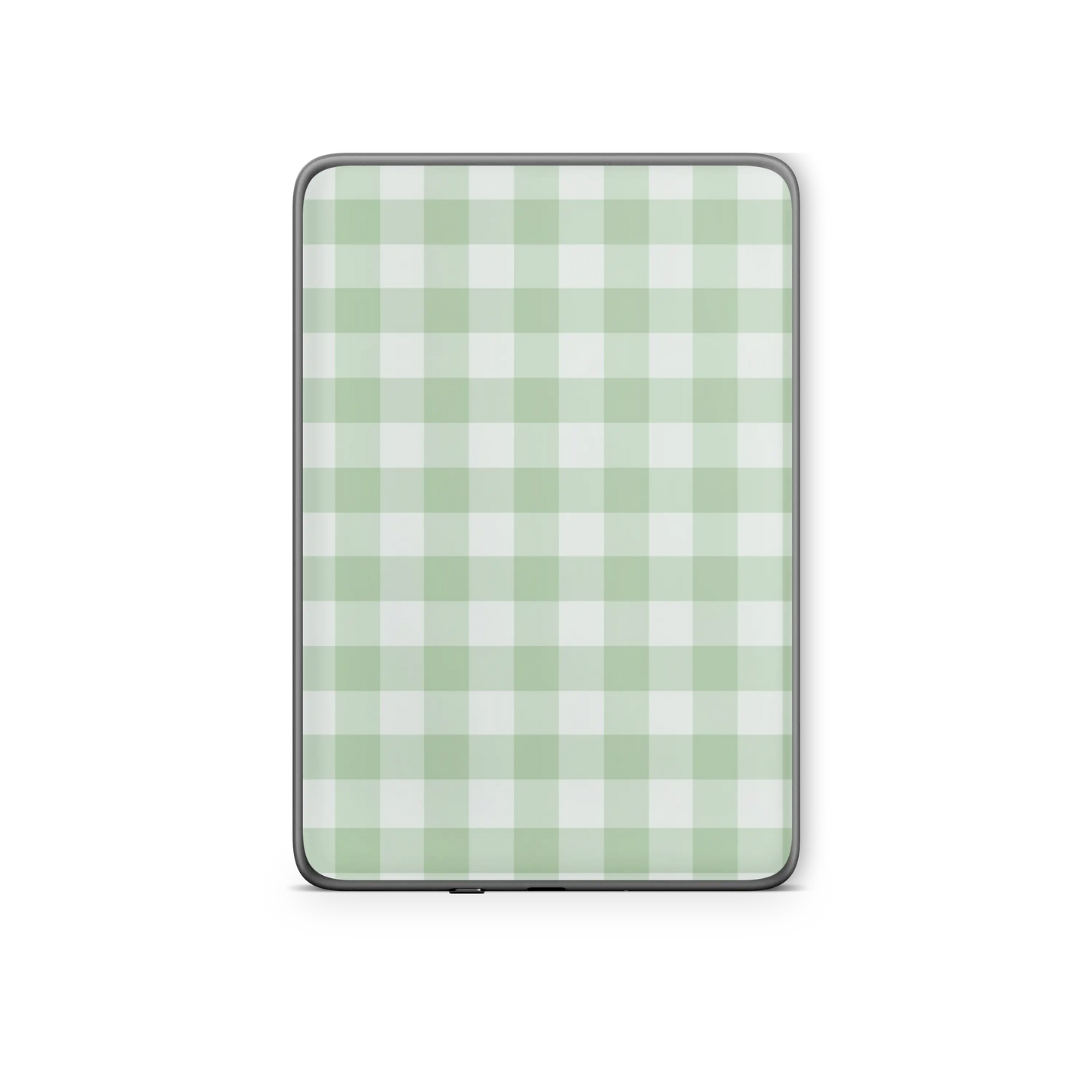 Green Gingham Kindle 6-inch Skin