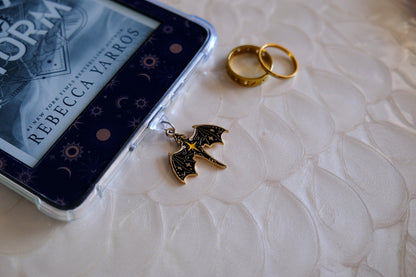 Kindle Charm - Black Dragon