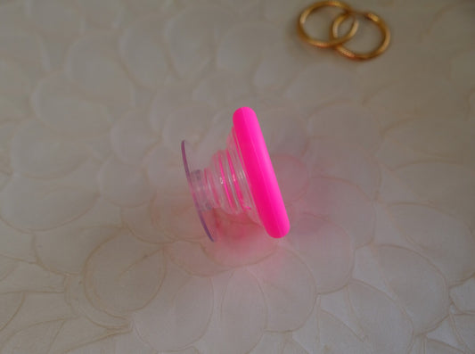 Bright Pink Phone Grip