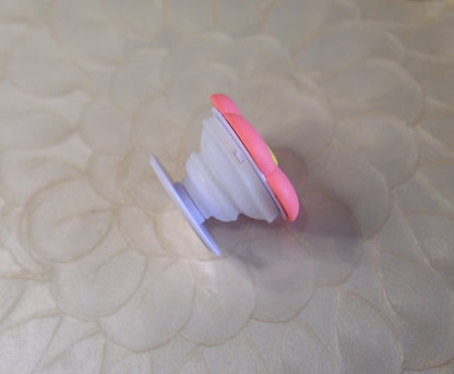 Pink Flower Phone Grip