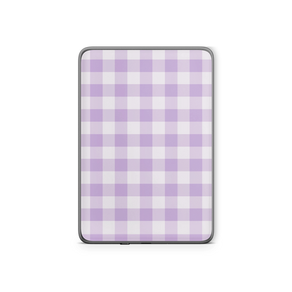 Purple Gingham Kindle 6-inch Skin