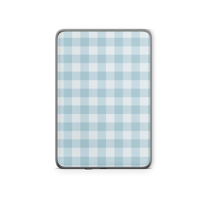 Blue Gingham Kindle 6-inch Skin