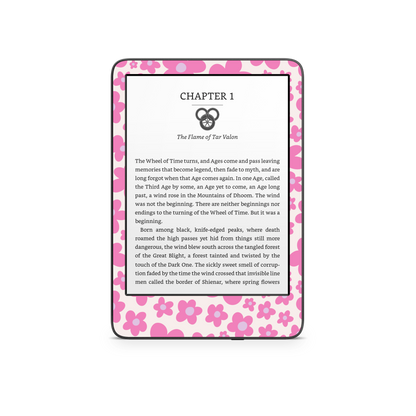 Pink Flower Kindle 6-inch Skin