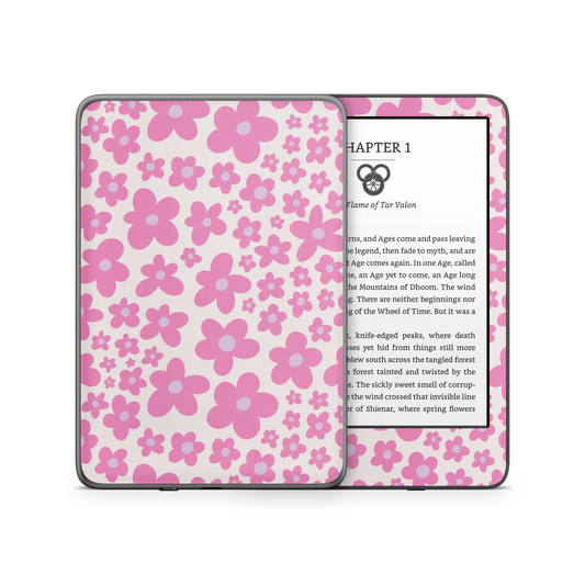 Pink Flower Kindle 6-inch Skin