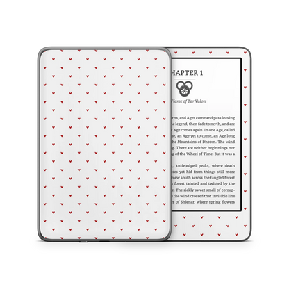 Red Hearts Kindle 6-inch Skin